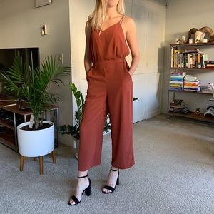 Uniqlo Milk Chocolate Color Jumpsuit 🍫